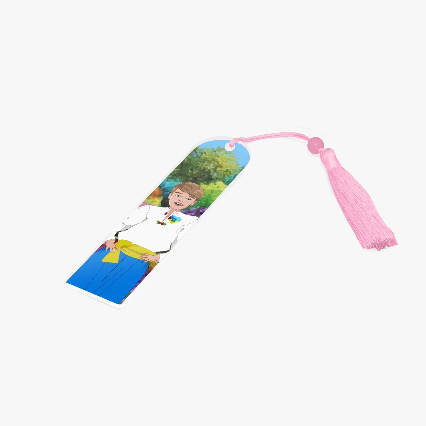 Acrylic Bookmark - Semicircle GLOBAL FREEDOM UNITED© UKRAIN BOY