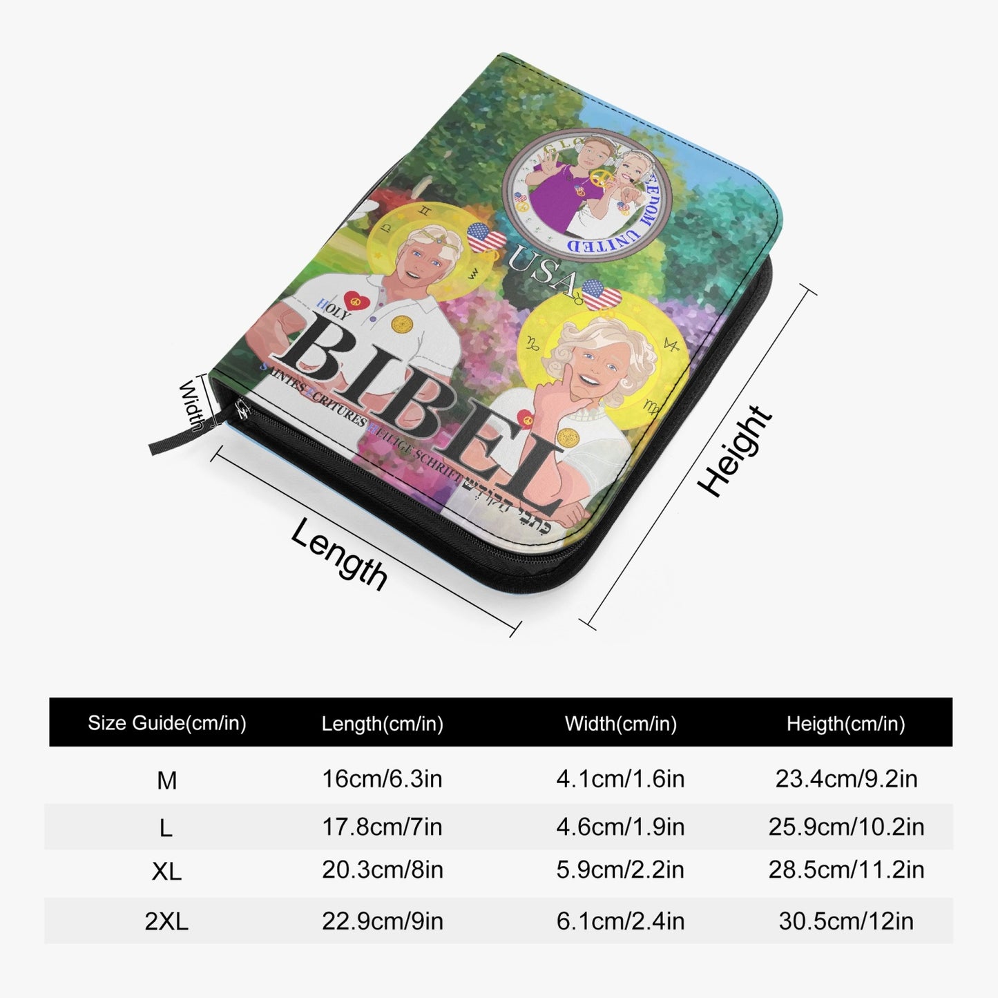 Bible Cover GLOBAL FREEDOM UNITED© Couple USA Wight American