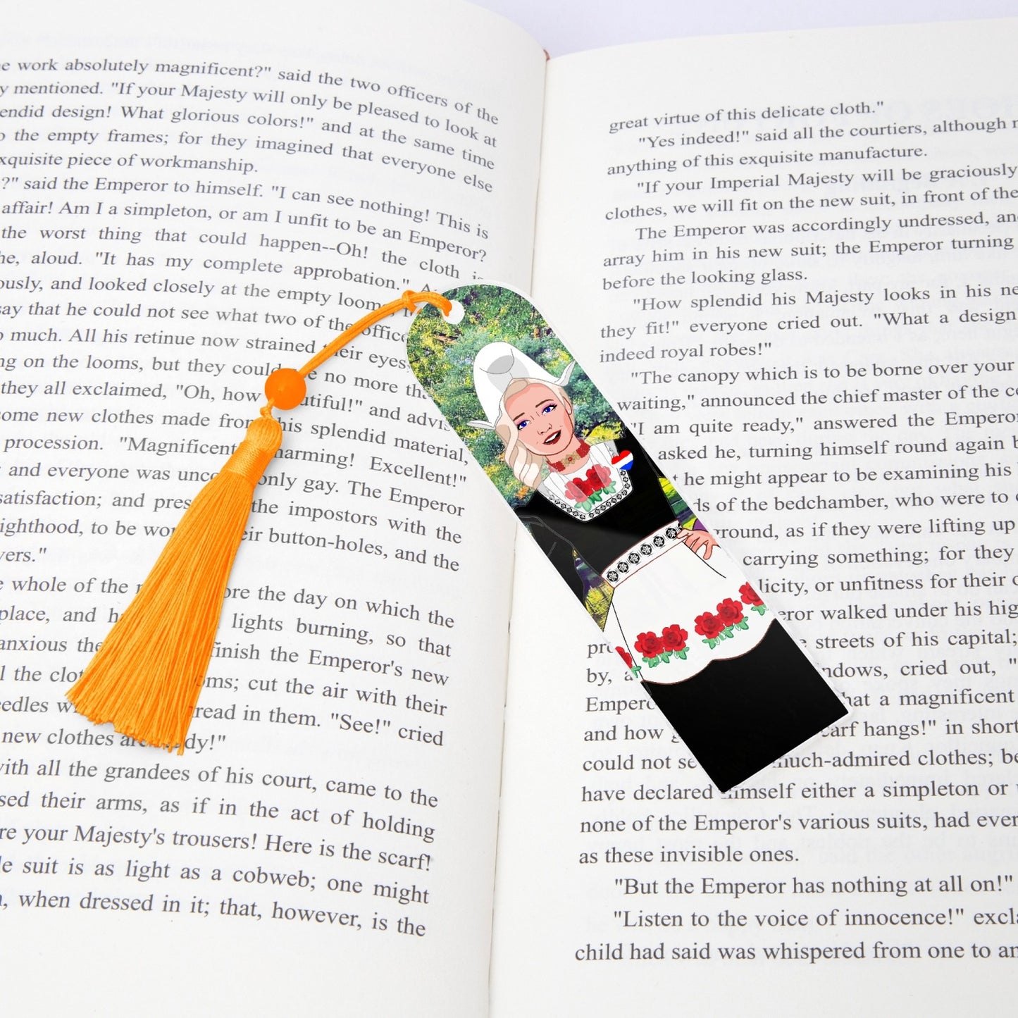Acrylic Bookmark - Semicircle GLOBAL FREEDOM UNITED© NETHERLAND GIRLD