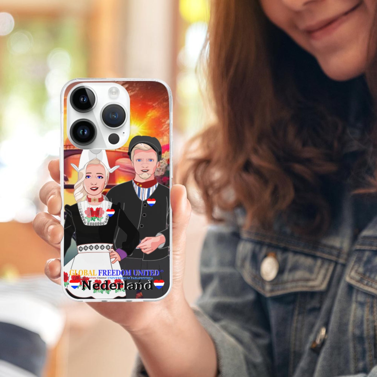 Phone Case GLOBAL FREEDOM UNITED© Couple Nederland
