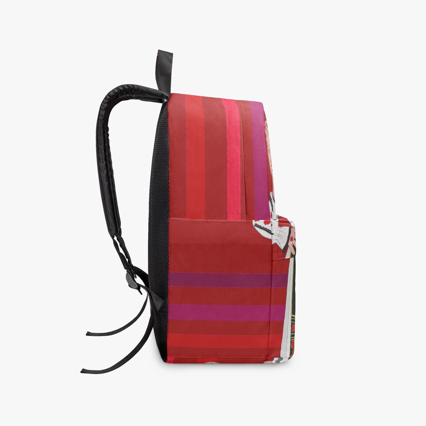 GLOBAL FREEDOM UNITED© Couple Romania Red - All-over-print Canvas Backpack