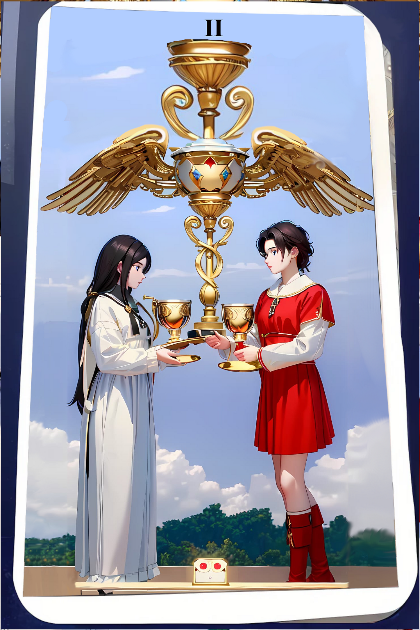 Kartendeck Tarot Anime Kelche