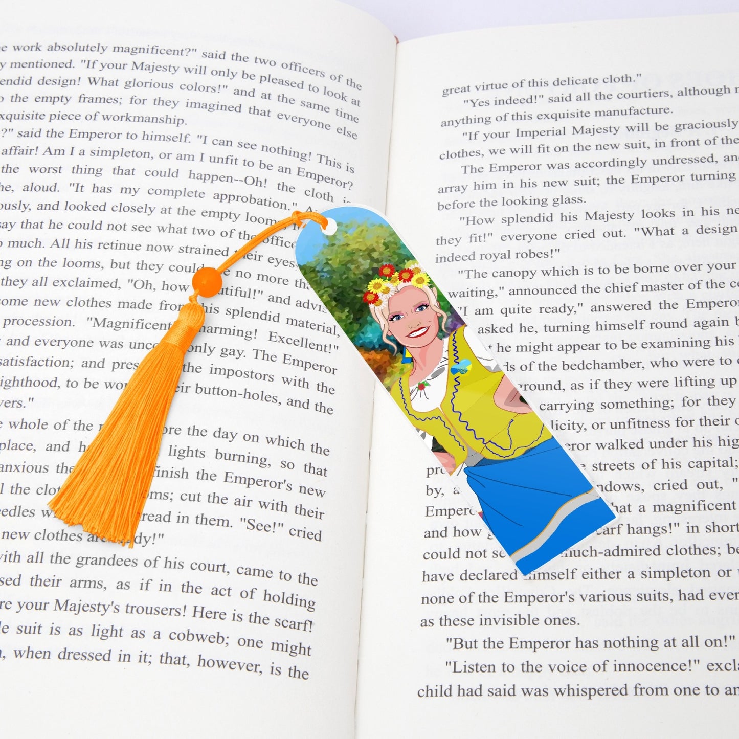Acrylic Bookmark - Semicircle GLOBAL FREEDOM UNITED© UKRAIN GIRL