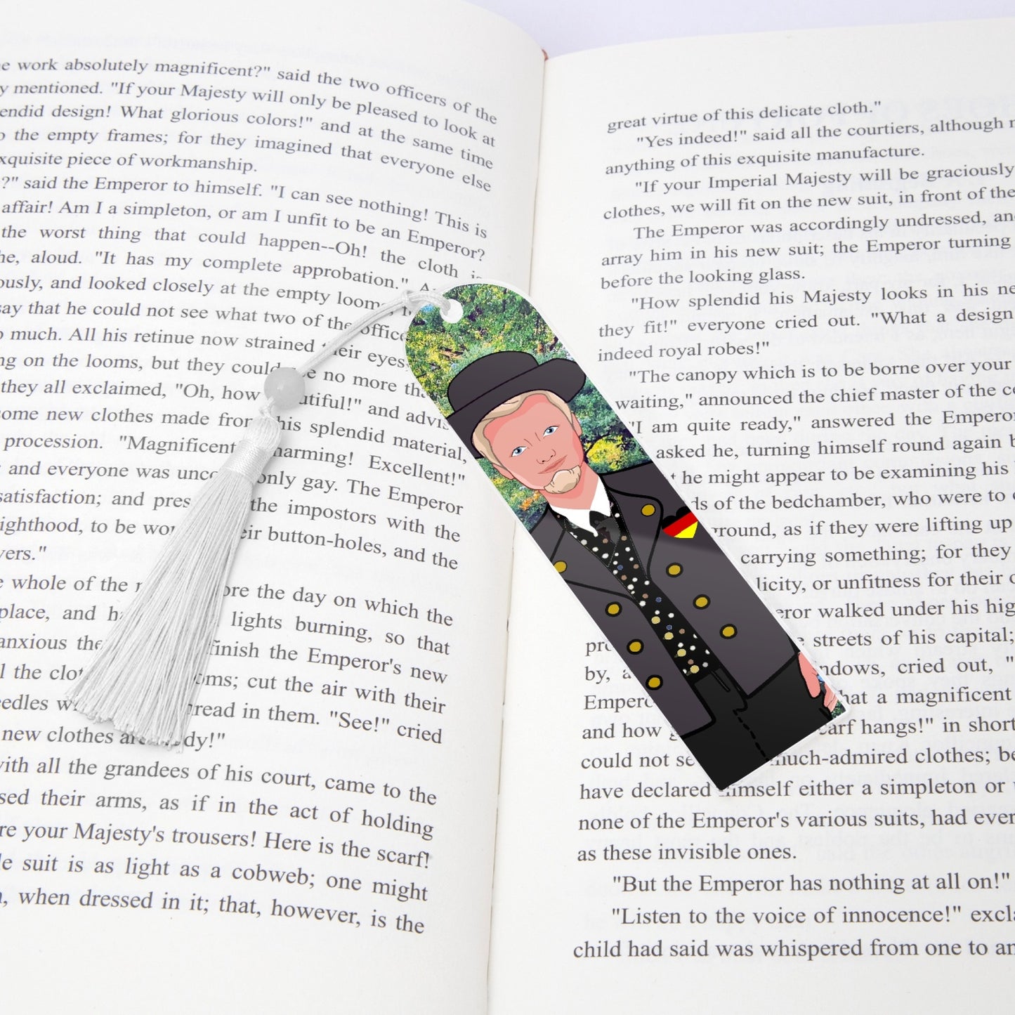 Acrylic Bookmark - Semicircle GLOBAL FREEDOM UNITED© GERMAN BOY