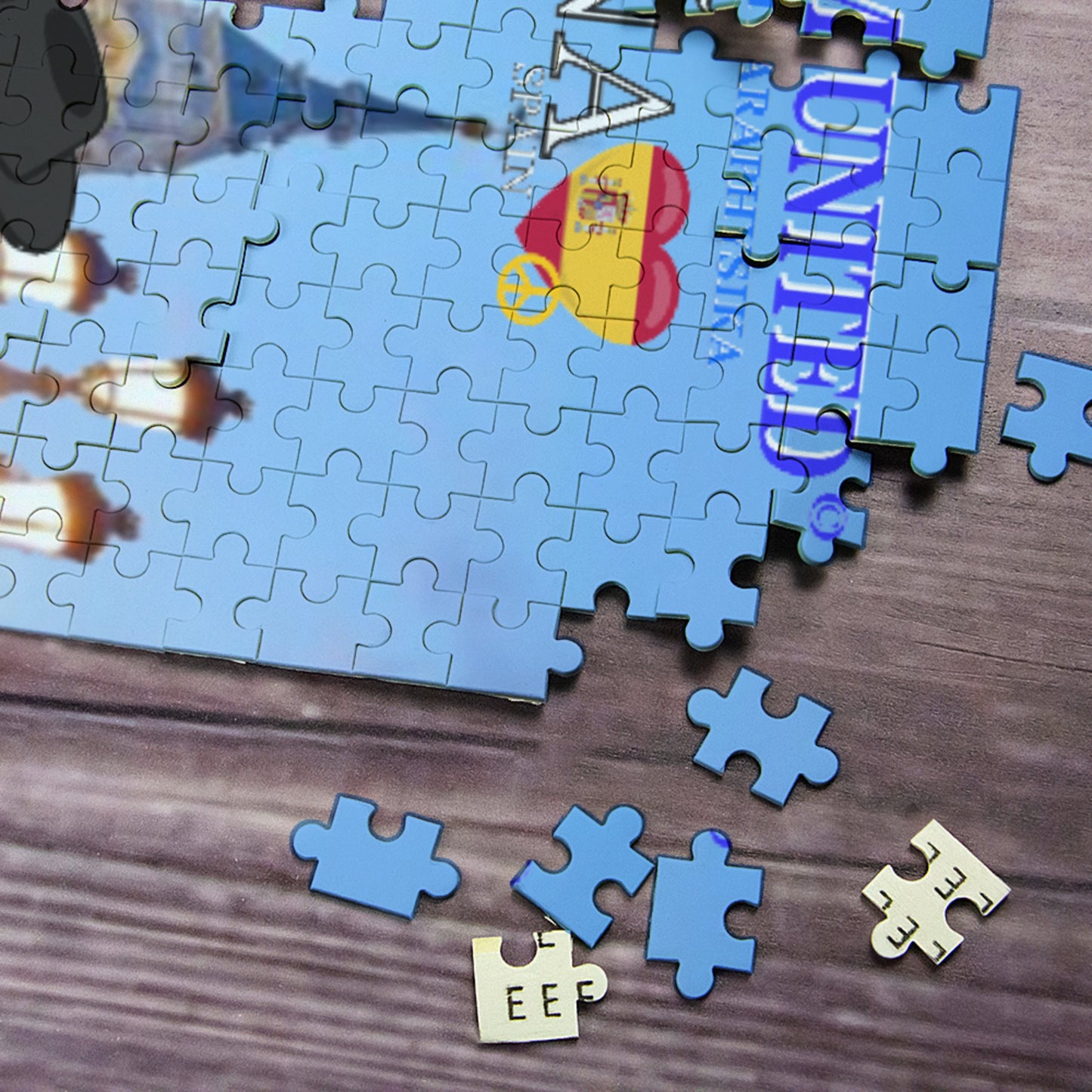 Wood Puzzle GLOBAL FREEDOM UNITED© Couple Spain