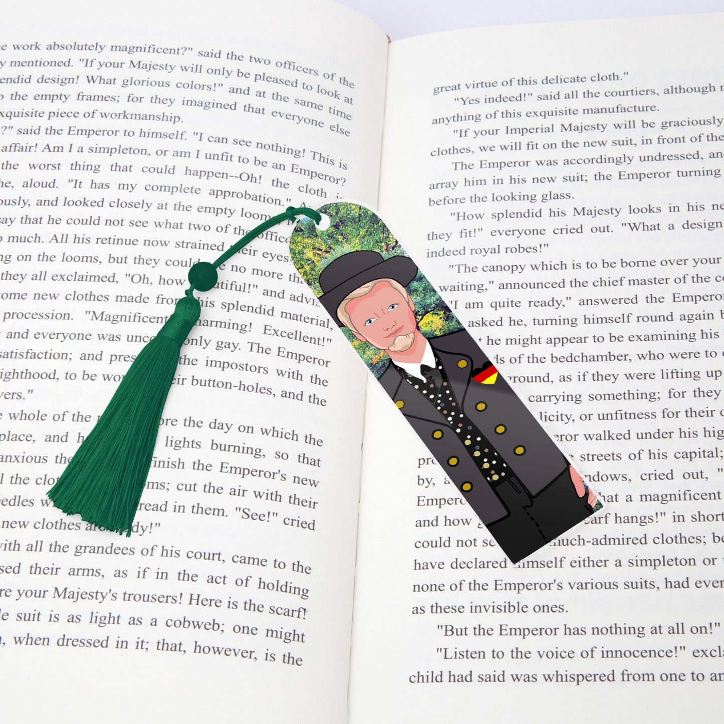 Acrylic Bookmark - Semicircle GLOBAL FREEDOM UNITED© GERMAN BOY