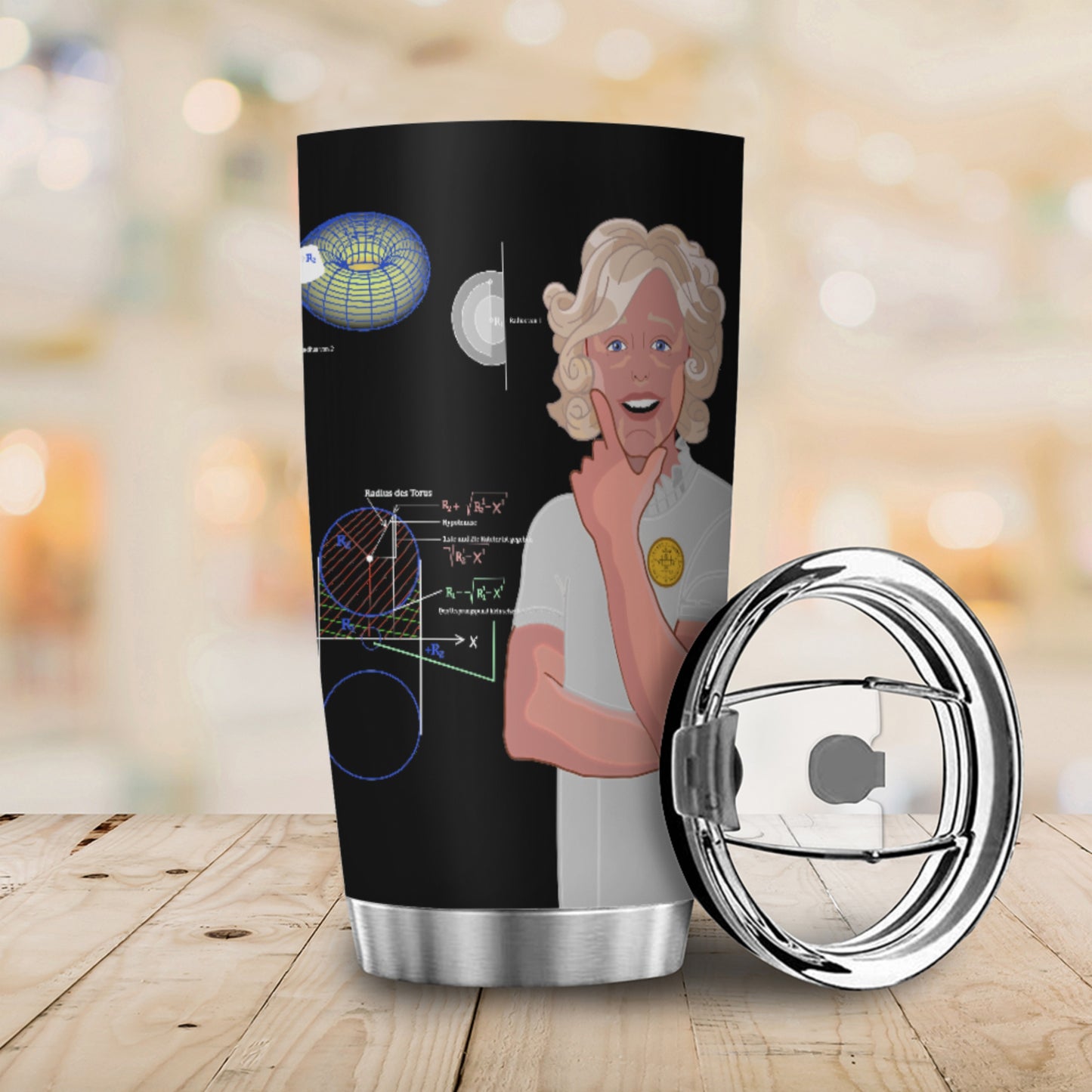 Tumbler Global Freedom United© Sacred Mathematics Torus