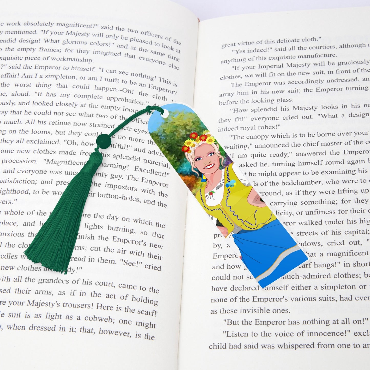 Acrylic Bookmark - Semicircle GLOBAL FREEDOM UNITED© UKRAIN GIRL
