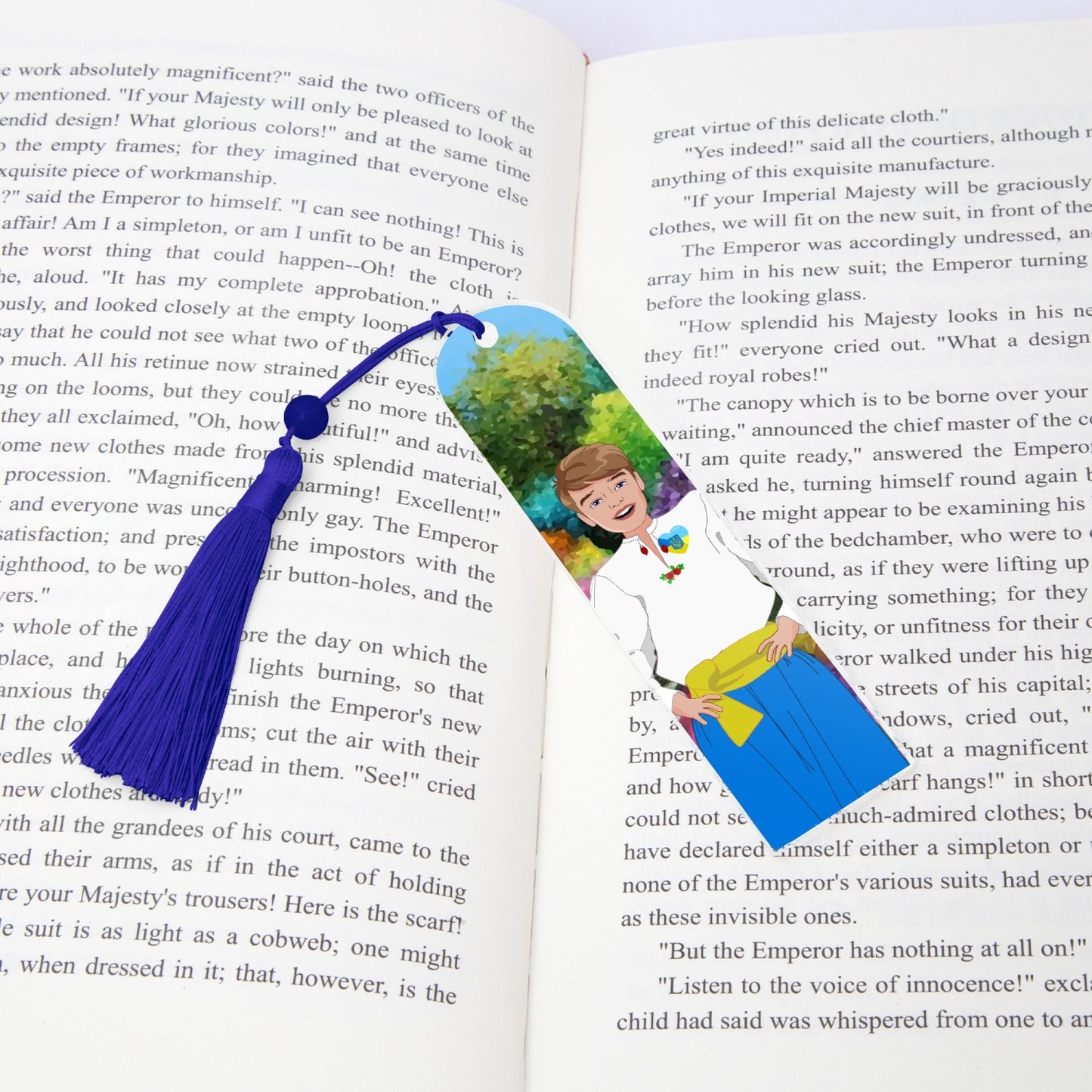 Acrylic Bookmark - Semicircle GLOBAL FREEDOM UNITED© UKRAIN BOY
