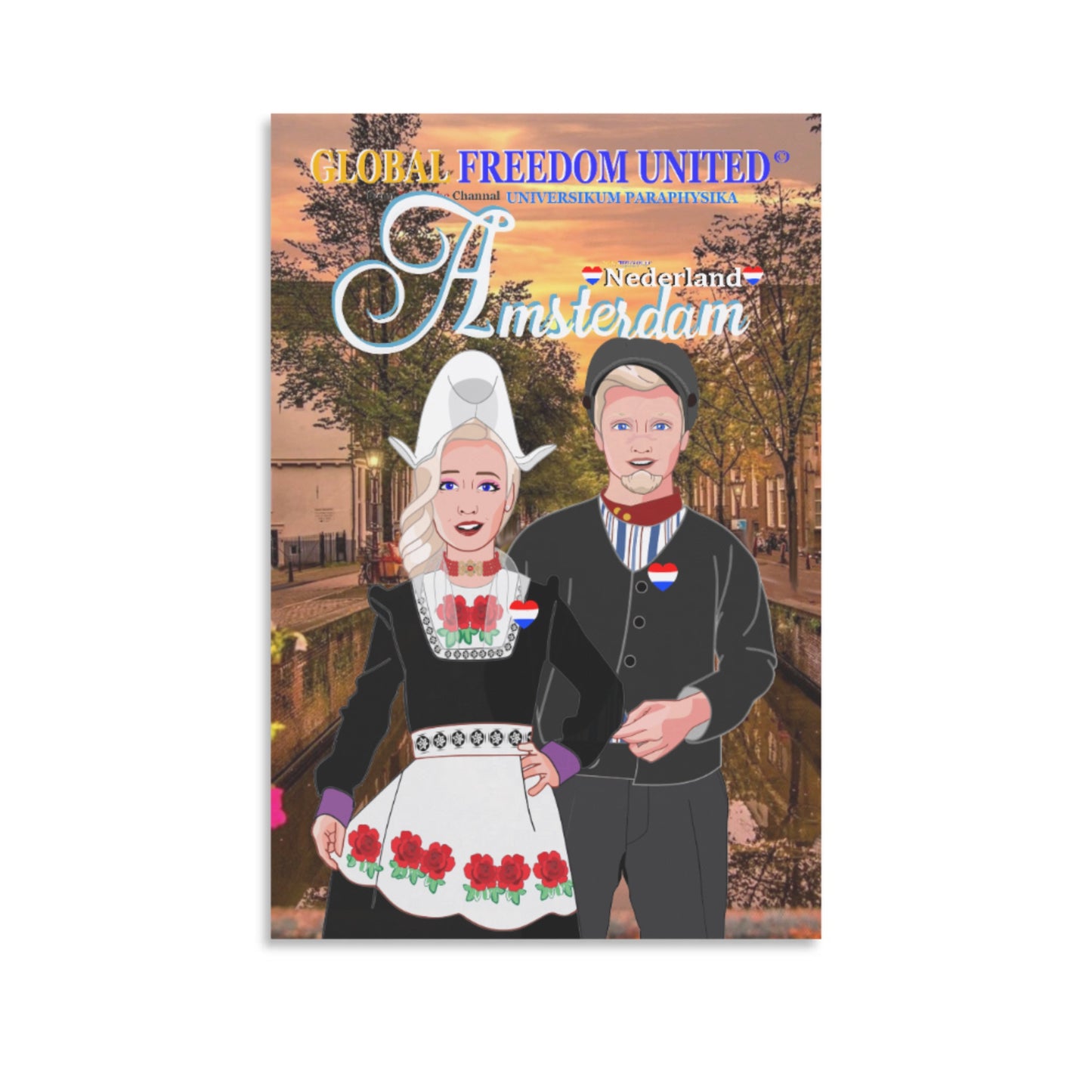 Poster GLOBAL FREEDOM UNITED© Couple Nederland