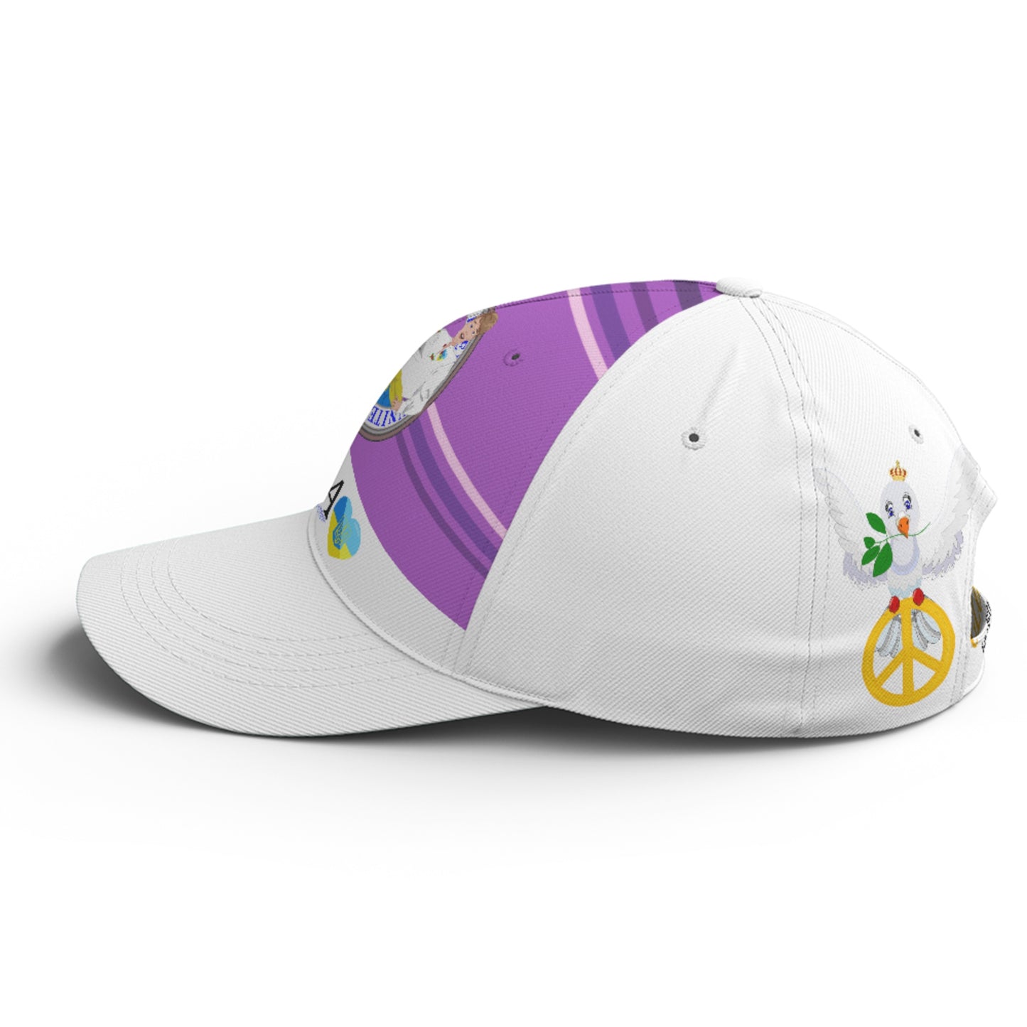 Basketball Cap GLOBAL FREEDOM UNITED© Couple Ukrain Lilac