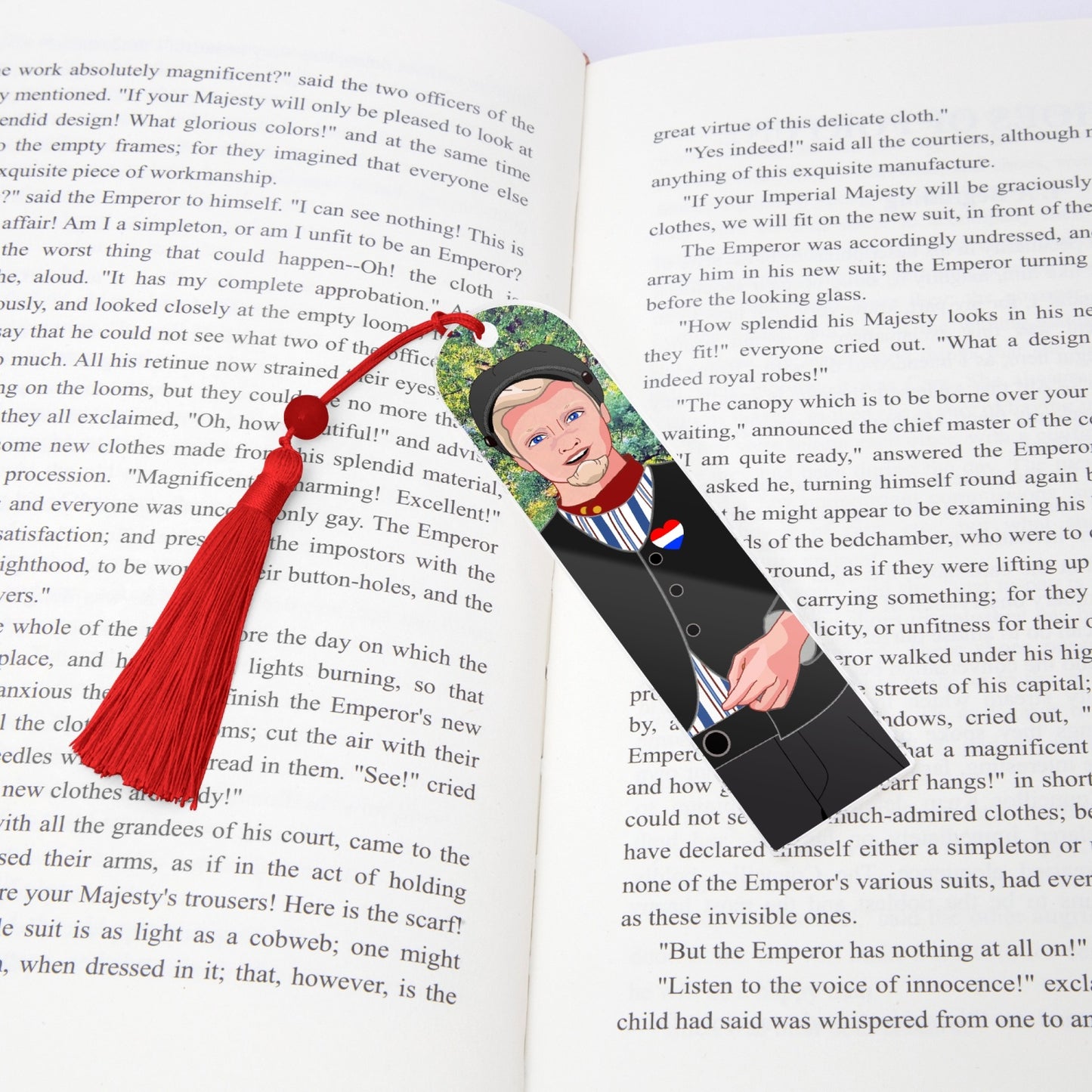Acrylic Bookmark - Semicircle GLOBAL FREEDOM UNITED© NETHERLAND BOY