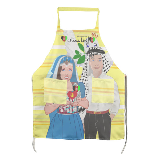 Apron GLOBAL FREEDOM UNITED© Couple Afghanistan Yellow