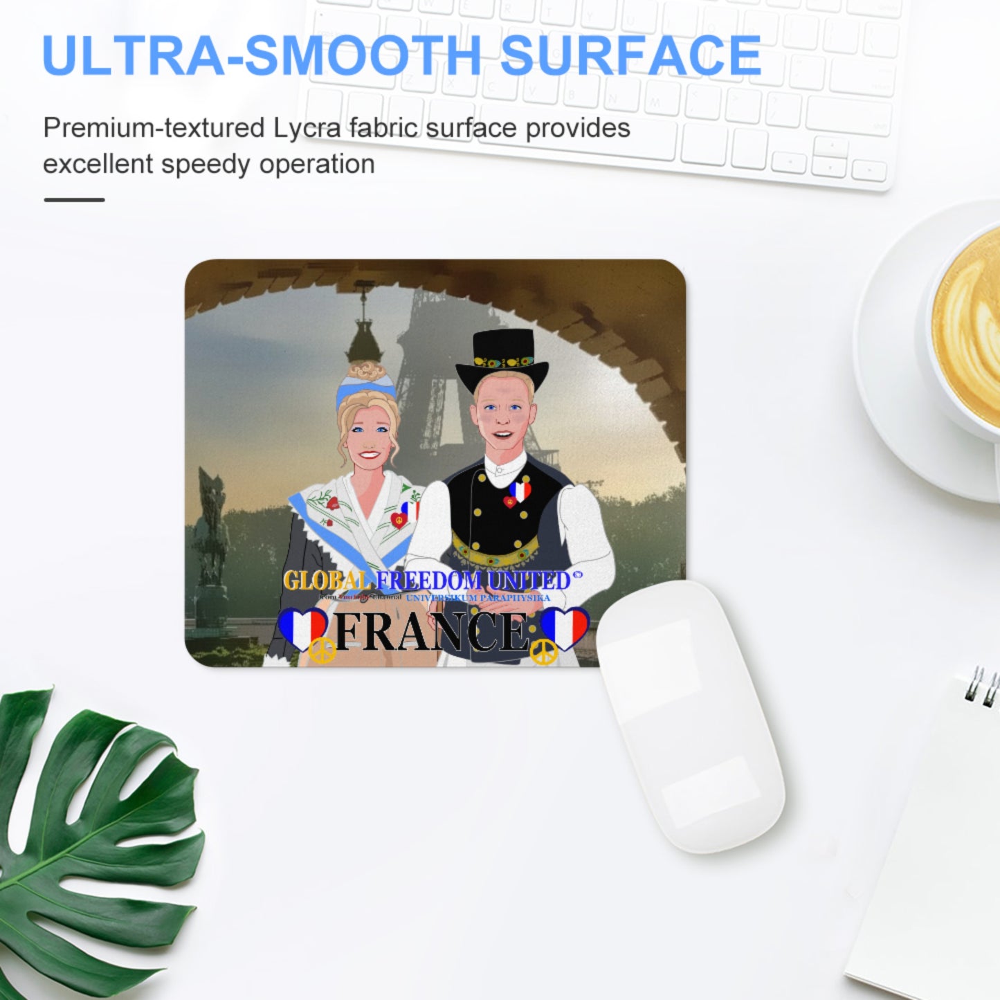Mouse Pad GLOBAL FREEDOM UNITED© Couple French