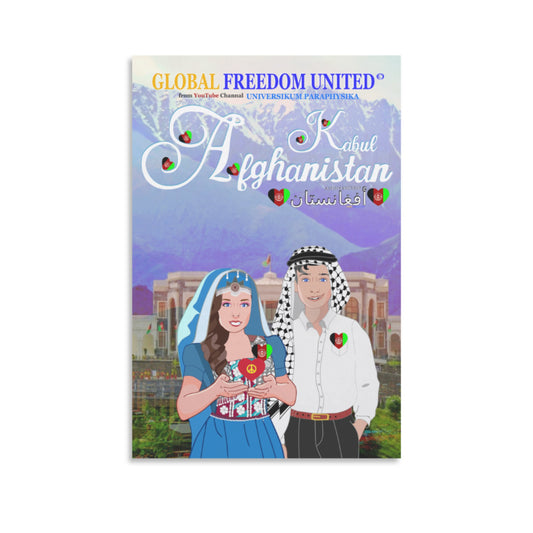 Poster GLOBAL FREEDOM UNITED© Couple Afghanistan V1