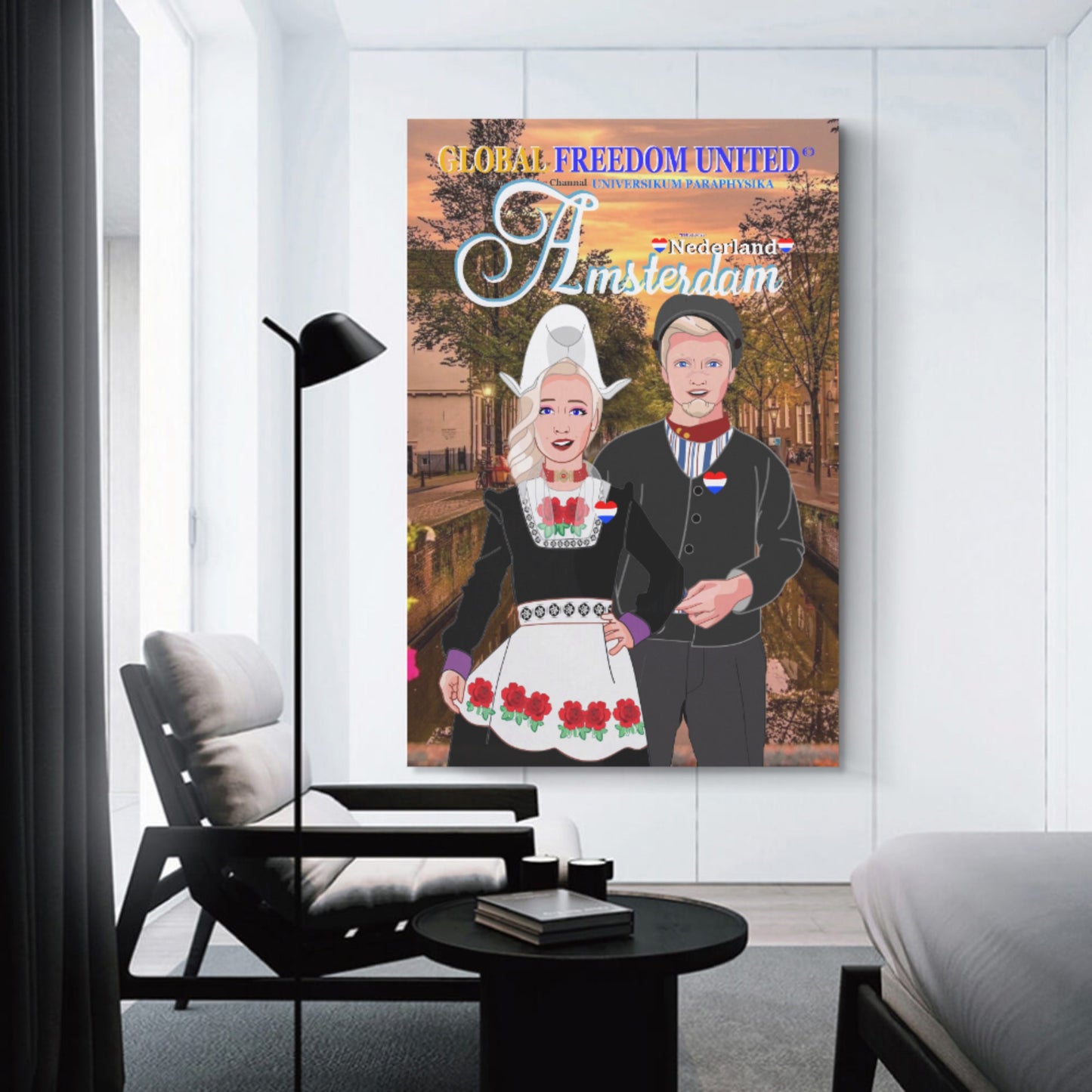 Poster GLOBAL FREEDOM UNITED© Couple Nederland