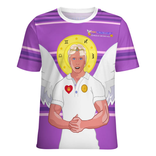 Women´s T-shirt  Global Freedom United© Archangel Michael In Latin V2 Lilac