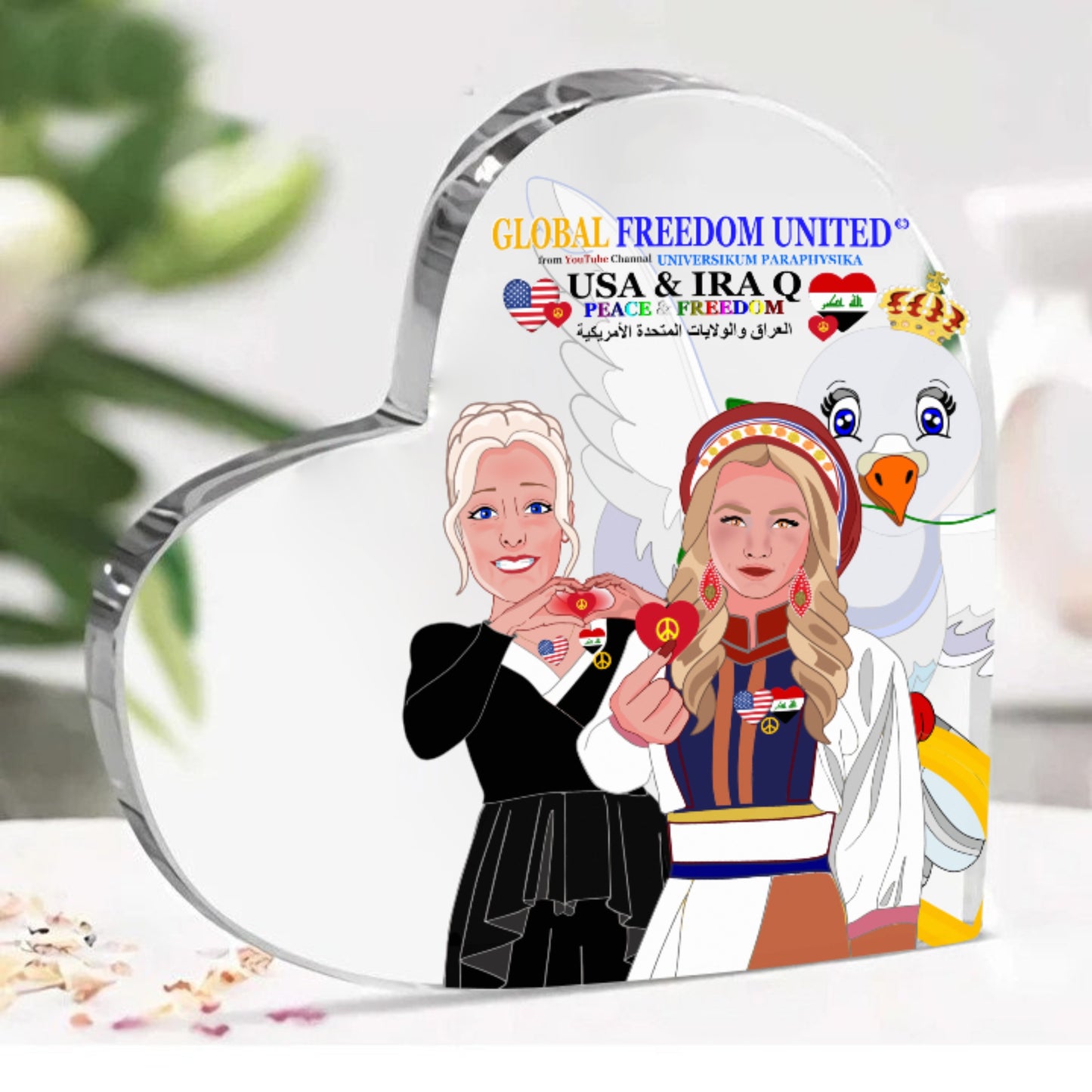 Acryl GLOBAL FREEDOM UNITED© Women Iraq & USA