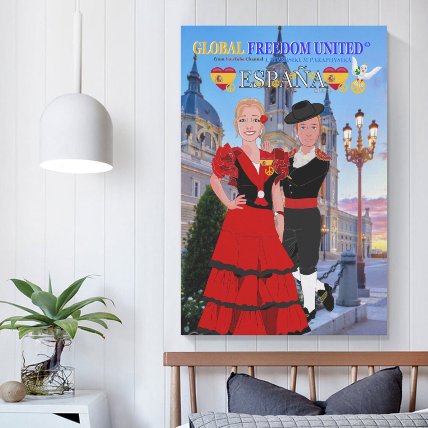 Poster GLOBAL FREEDOM UNITED© Spain