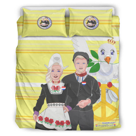 Bed Line GLOBAL FREEDOM UNITED© Couple Nederland Yellow