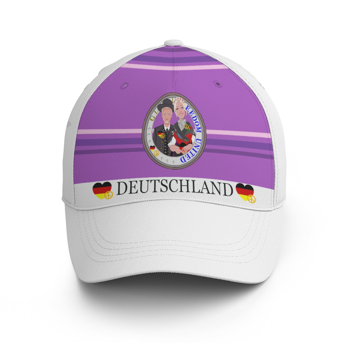 Basketball Cap GLOBAL FREEDOM UNITED© Couple Germany Lilac