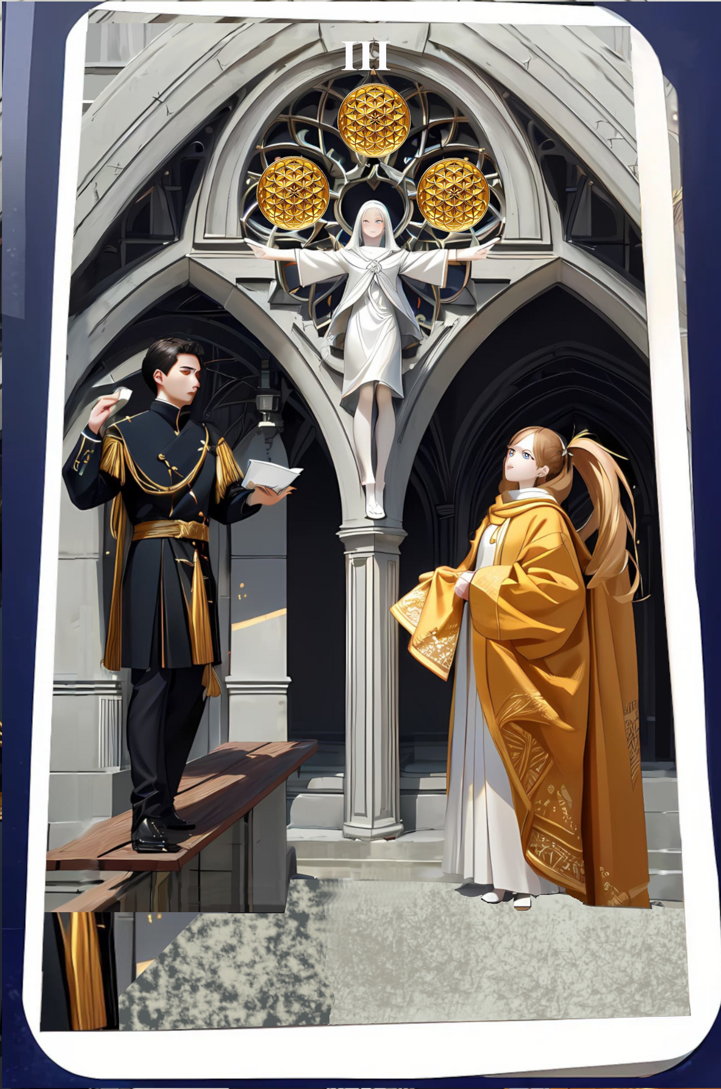 Kartendeck Tarot Anime Münzen