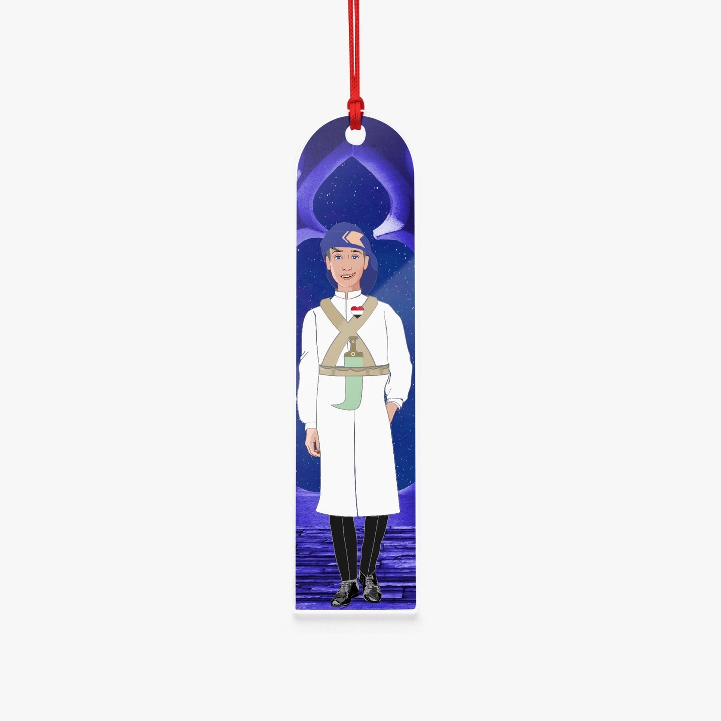 Acrylic Bookmark - Semicircle GLOBAL FREEDOM UNITED© YEMEN BOY