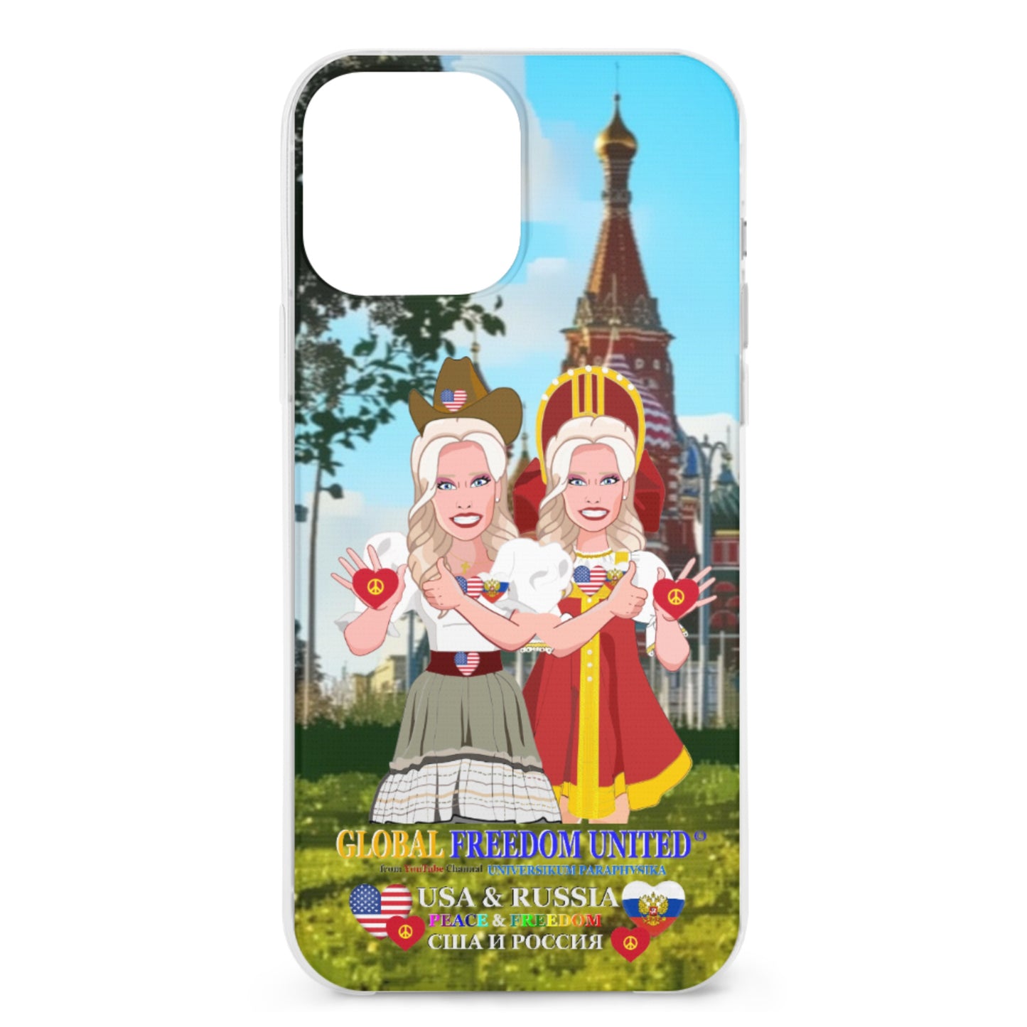 Phone Case GLOBAL FREEDOM UNITED© Women Russia & USA