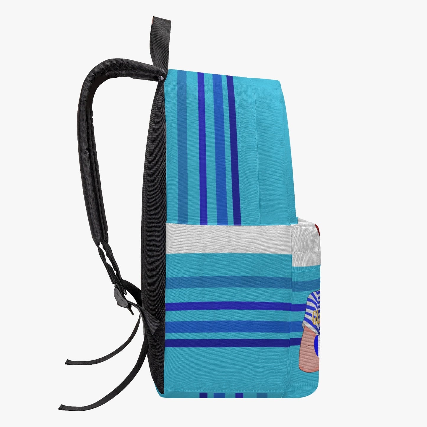 GLOBAL FREEDOM UNITED MEN FRENCH & RUSSIA OLD PEACE BLUE All-over-print Canvas Backpack