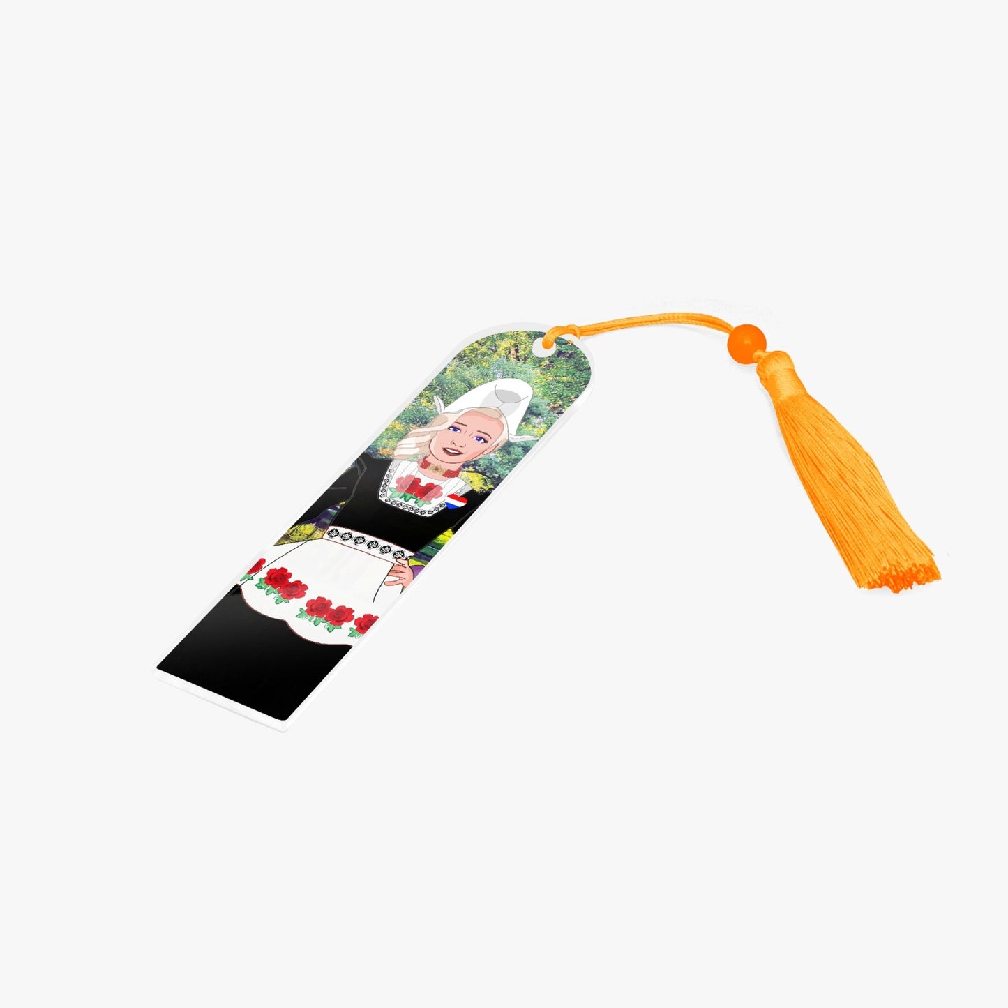 Acrylic Bookmark - Semicircle GLOBAL FREEDOM UNITED© NETHERLAND GIRLD