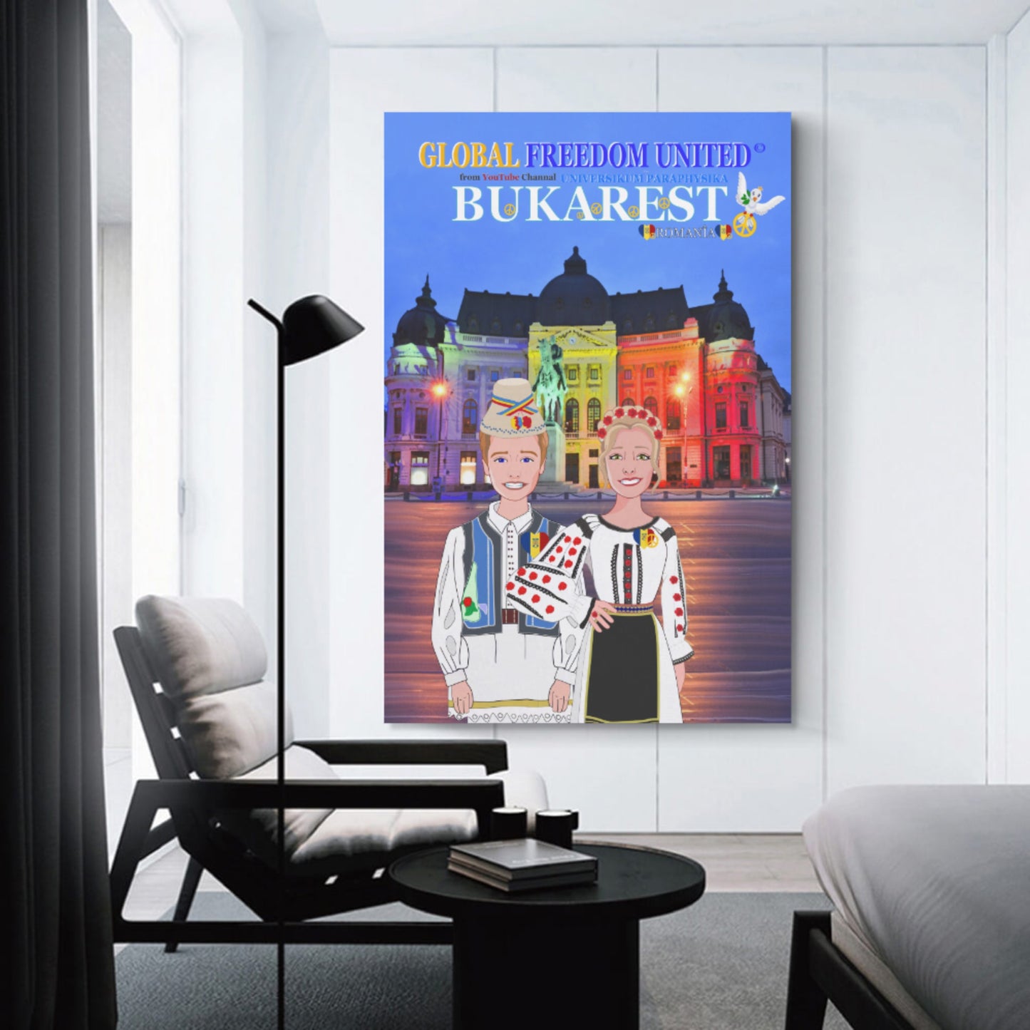 Poster GLOBAL FREEDOM UNITED© Bukarest