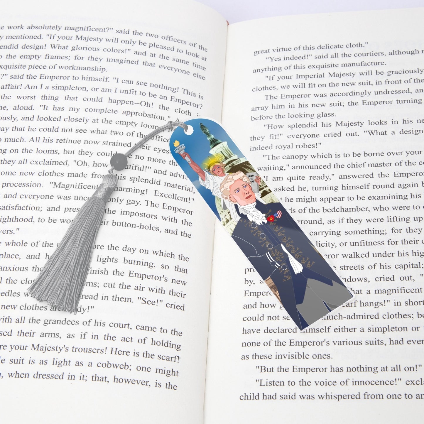 Acrylic Bookmark - Semicircle GLOBAL FREEDOM UNITED© USA BOY V3