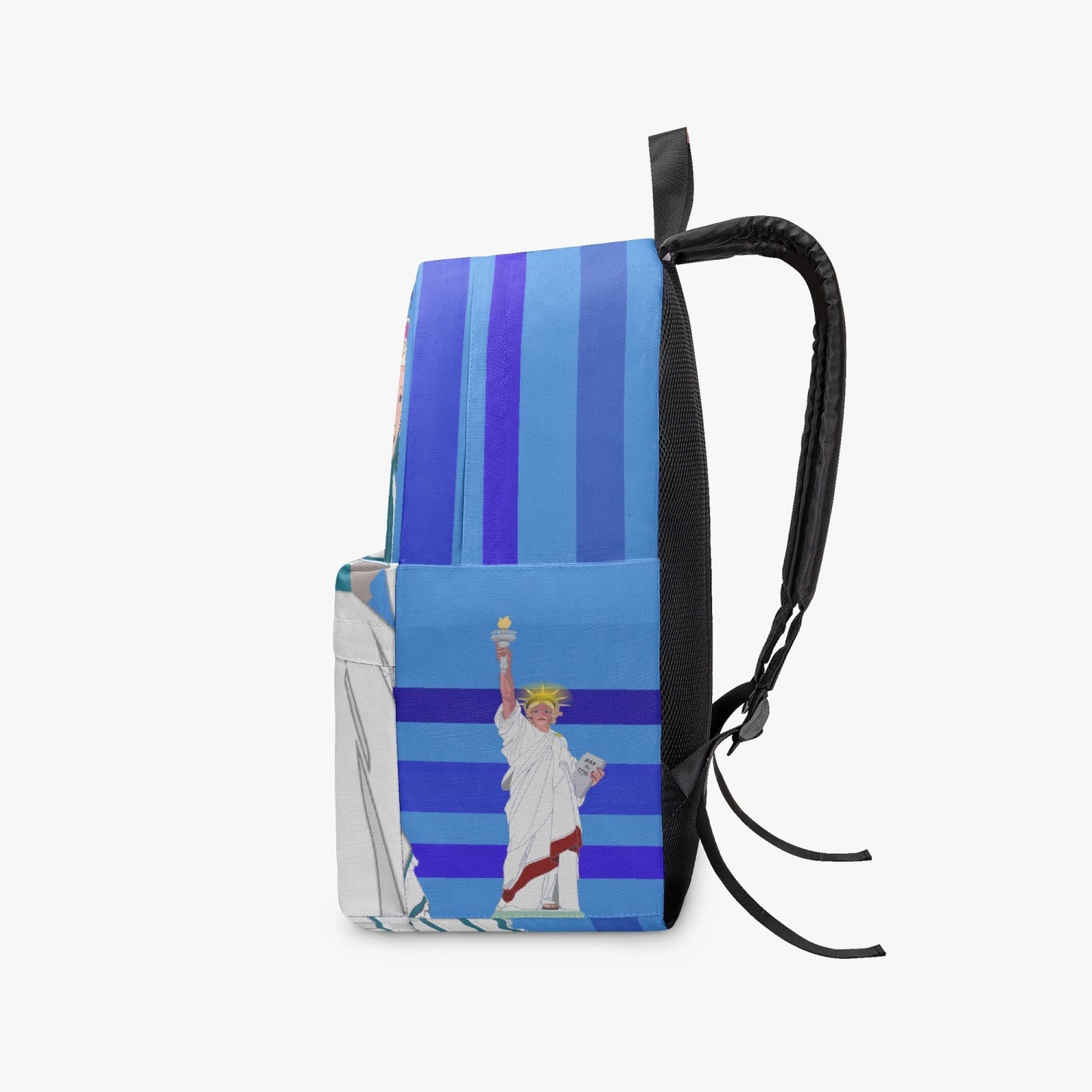 GLOBAL FREEDOM UNITED© Couple USA Georg Washington Deep Blue - All-over-print Canvas Backpack