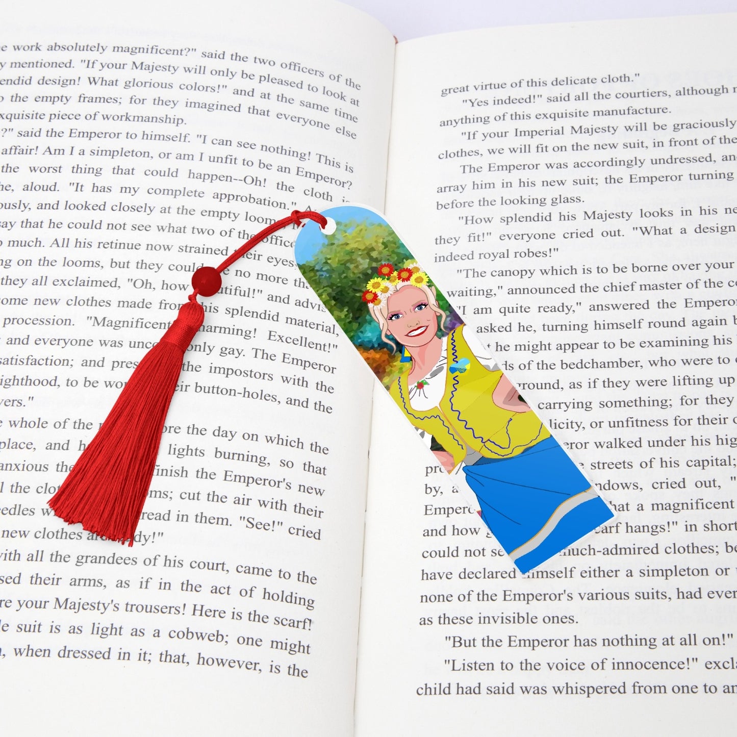 Acrylic Bookmark - Semicircle GLOBAL FREEDOM UNITED© UKRAIN GIRL