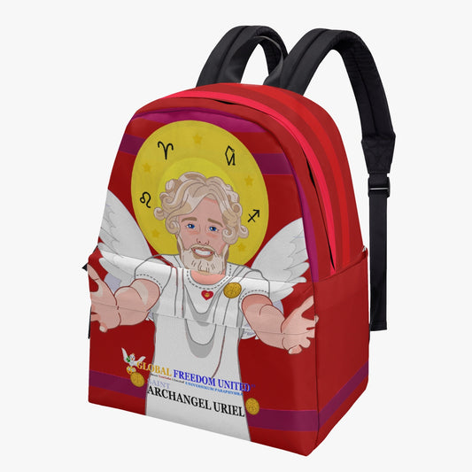 GLOBAL FREEDOM UNITED© Archangel Uriel English Red - All-over-print Canvas Backpack