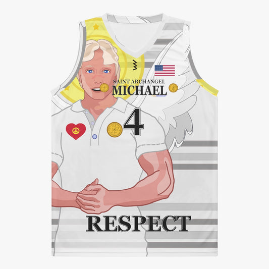 Basketball Jersey GLOBAL FREEDOM UNITED ARCHANGEL MICHAEL USA 4