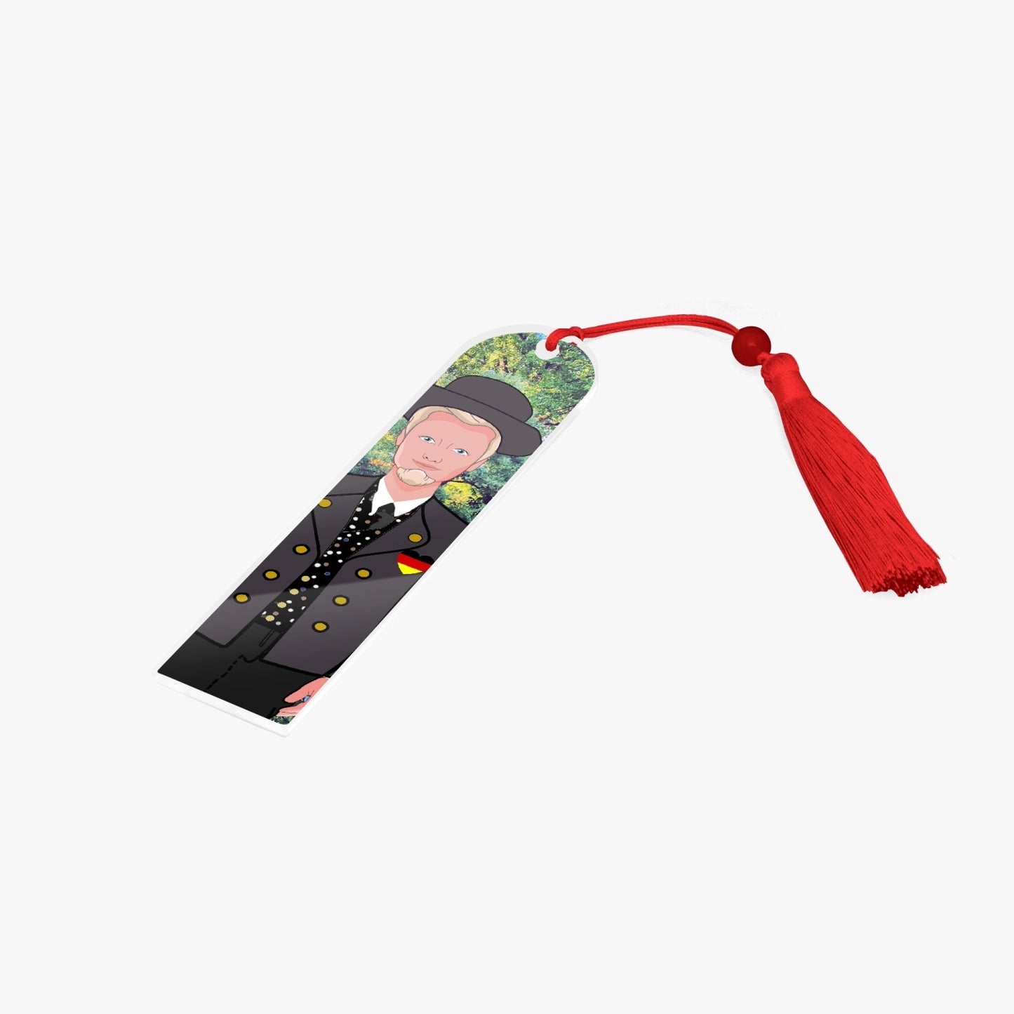 Acrylic Bookmark - Semicircle GLOBAL FREEDOM UNITED© GERMAN BOY