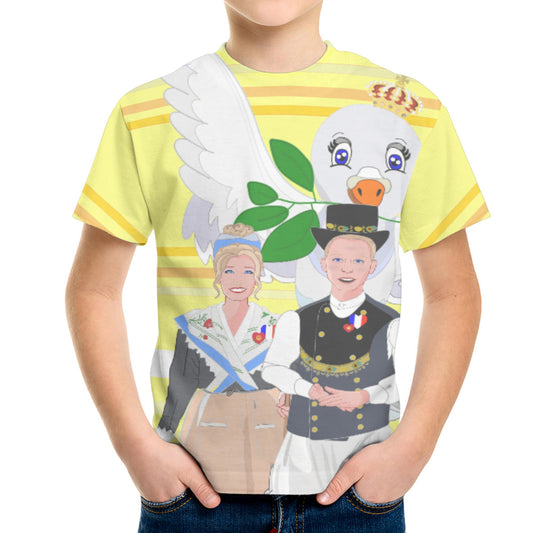 Kit´s T-shirt GLOBAL FREEDOM UNITED© Couple French Yellow