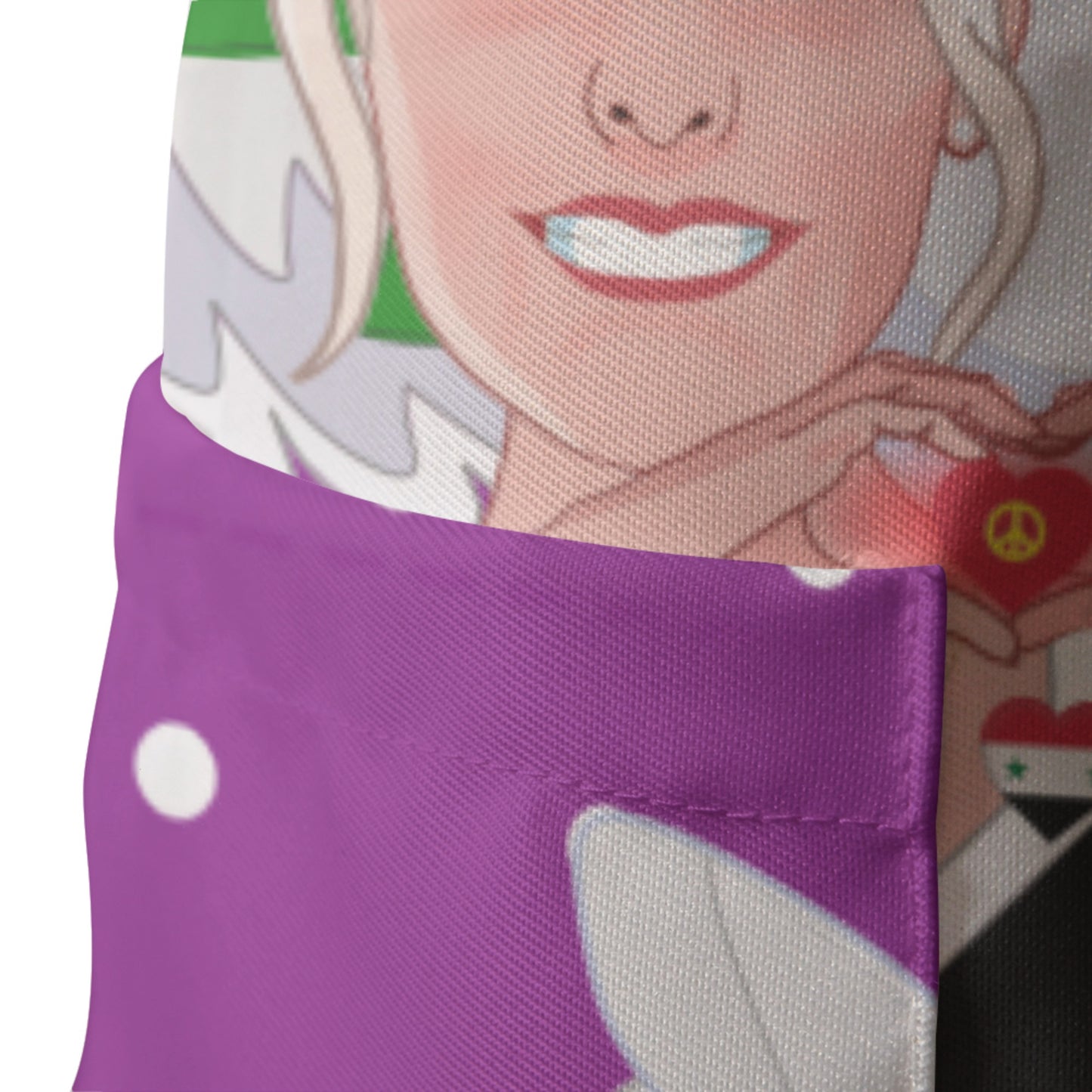 Apron GLOBAL FREEDOM UNITED© Women Syria & USA Lilac