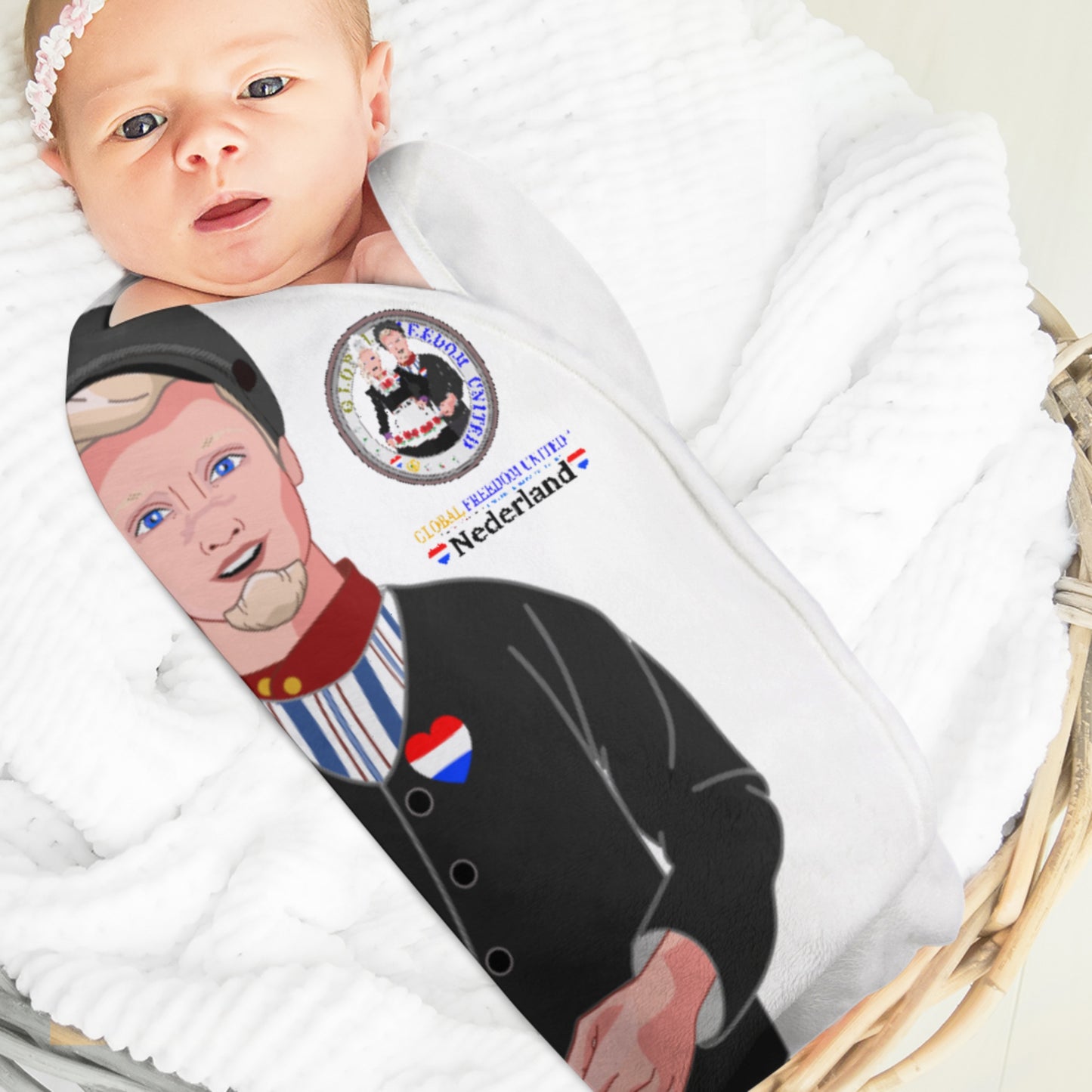 Blanket For Kids GLOBAL FREEDOM UNITED© Couple Nederland V2