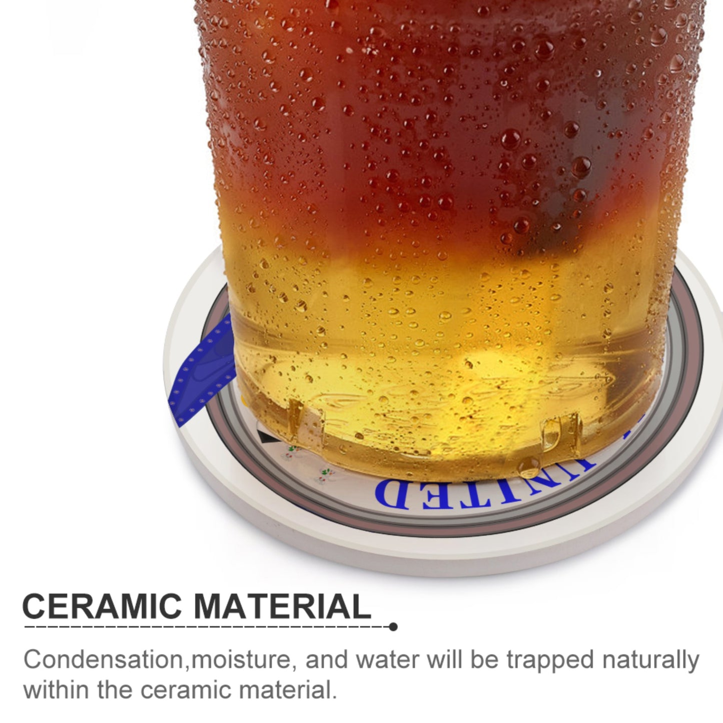 Ceramic Coasters GLOBAL FREEDOM UNITED© Couple Yemen