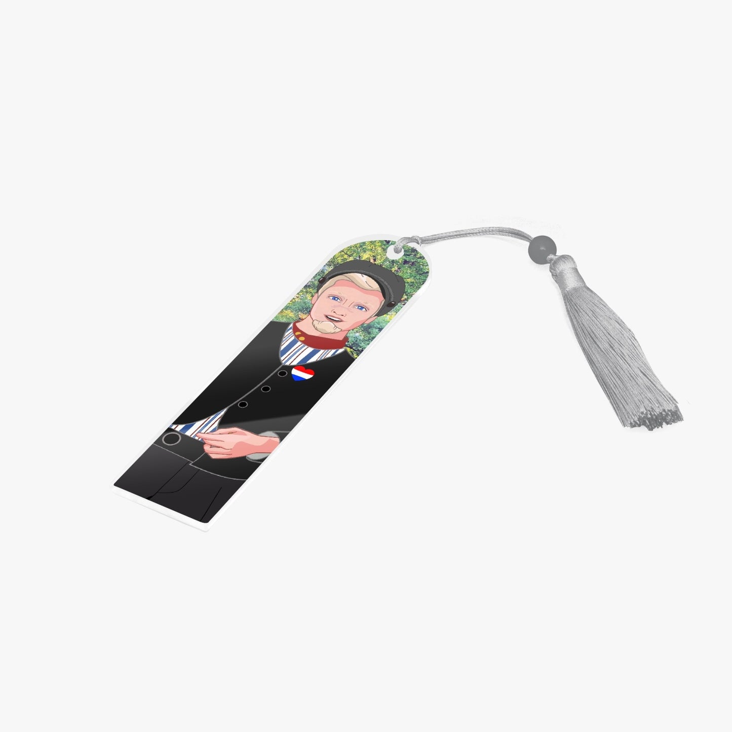 Acrylic Bookmark - Semicircle GLOBAL FREEDOM UNITED© NETHERLAND BOY