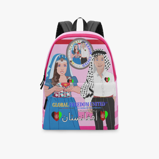 GLOBAL FREEDOM UNITED© Couple Afghanistan Pink1 - All-over-print Canvas Backpack