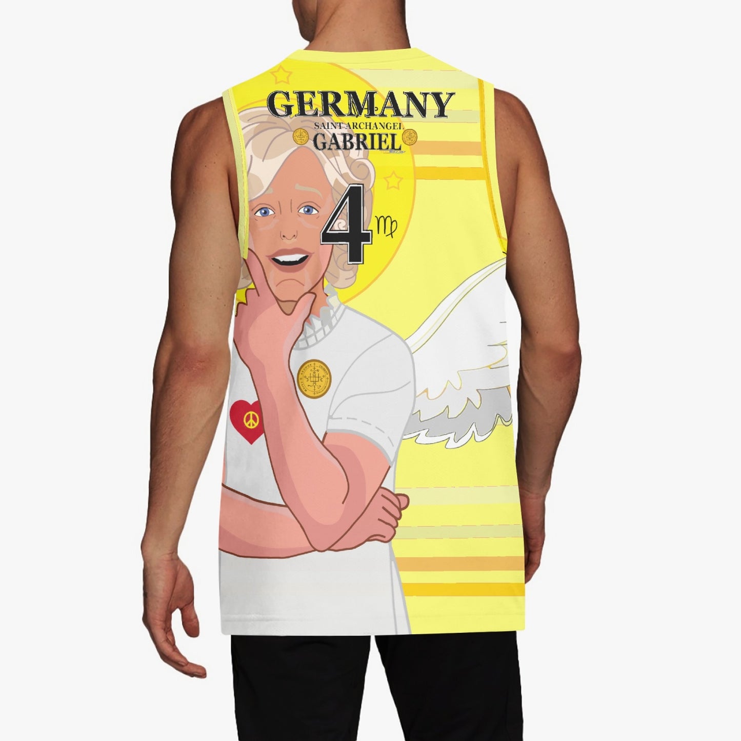 Basketball Jersey GLOBAL FREEDOM UNITED ARCHANGEL GABRIEL GERMANY 4