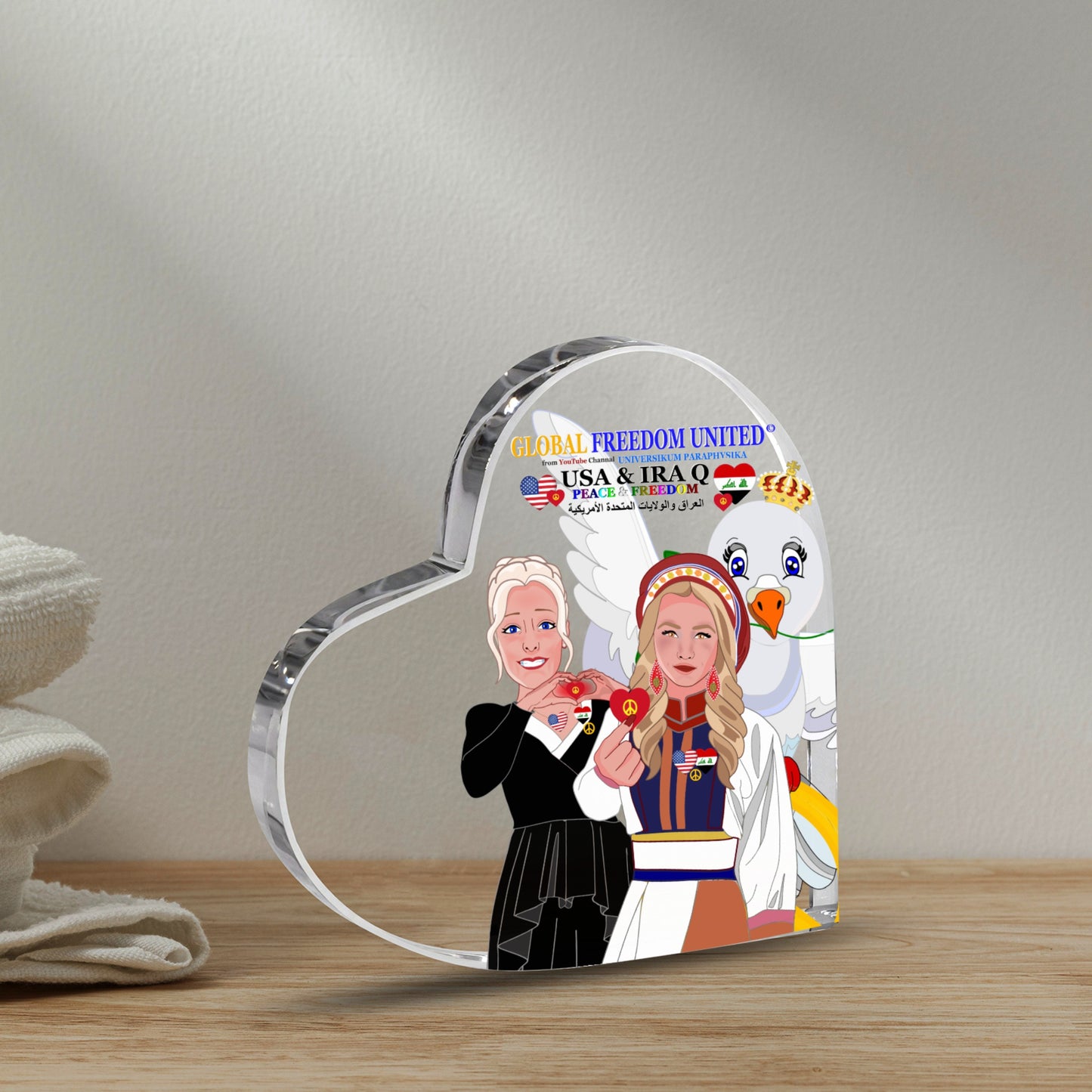 Acryl GLOBAL FREEDOM UNITED© Women Iraq & USA