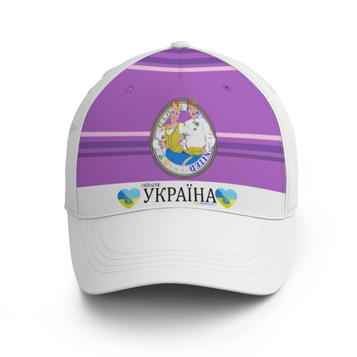 Basketball Cap GLOBAL FREEDOM UNITED© Couple Ukrain Lilac