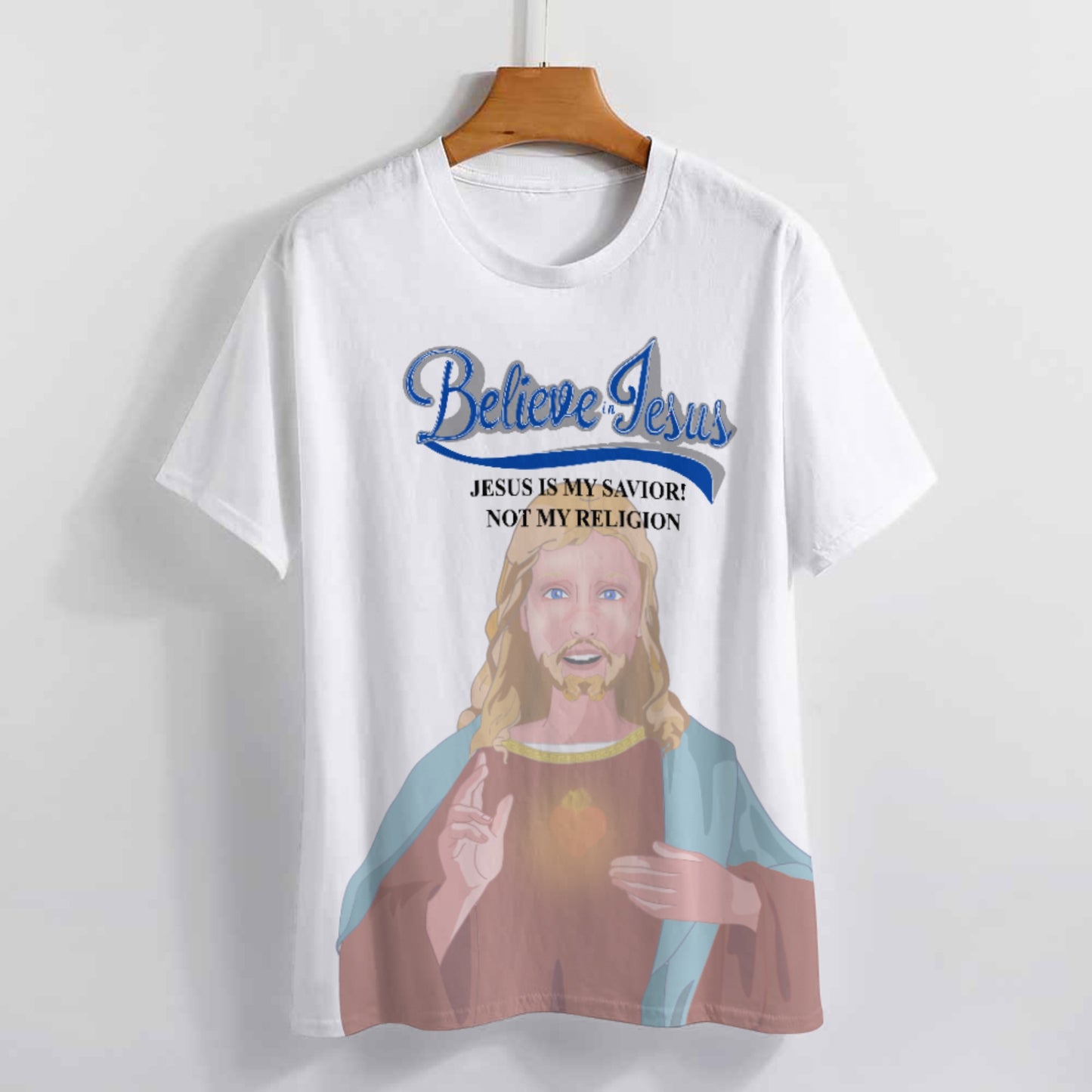 Women´s T-shirt  Wight  GLOBAL FREEDOM UNITED© Jesus Is My Savior V2