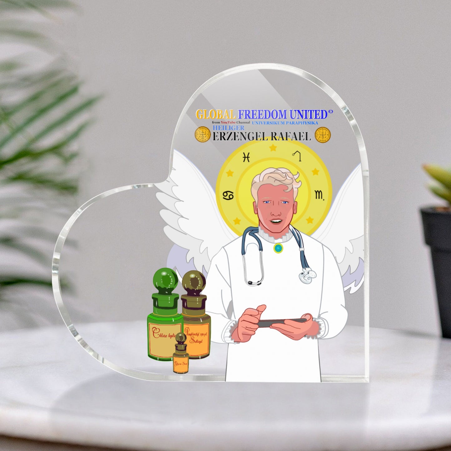 Acryl Heard GLOBAL FREEDOM UNITED© Archangel Rafael Deutsch