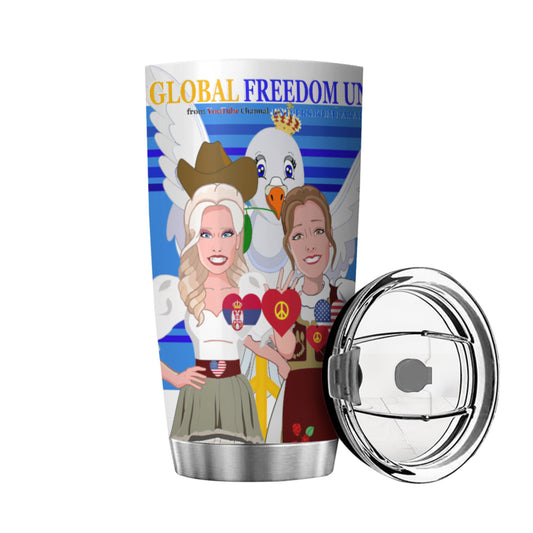 Tumbler Global Freedom United© Women Serbia & Usa  Deep Blue