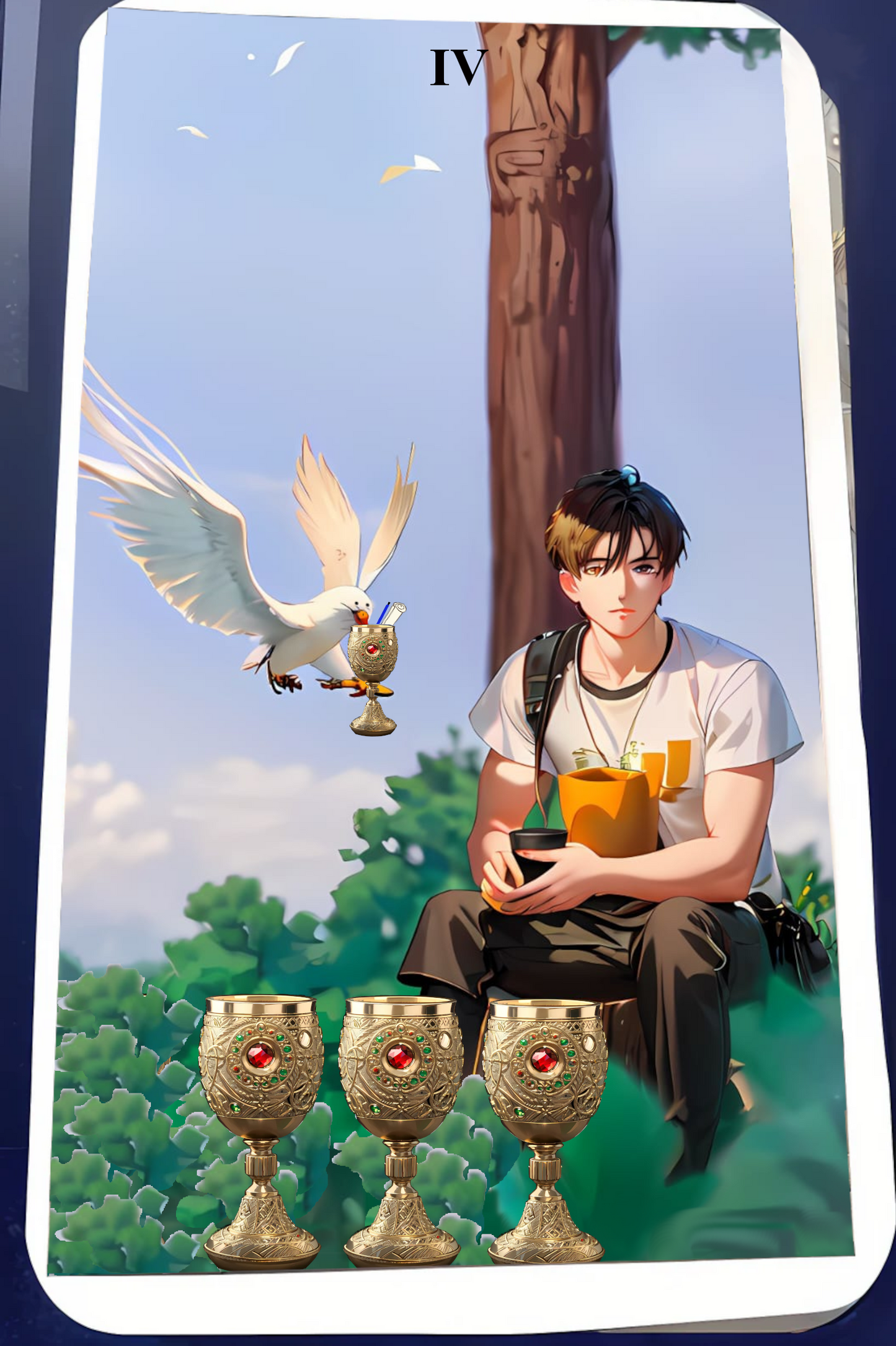 Kartendeck Tarot Anime Kelche